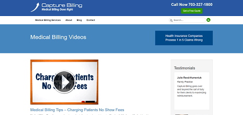 Capture Billing Medical Billing Video Podcasts